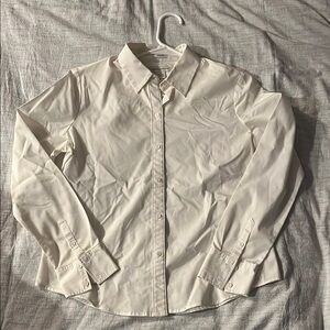 Classic White Button-Up Shirt